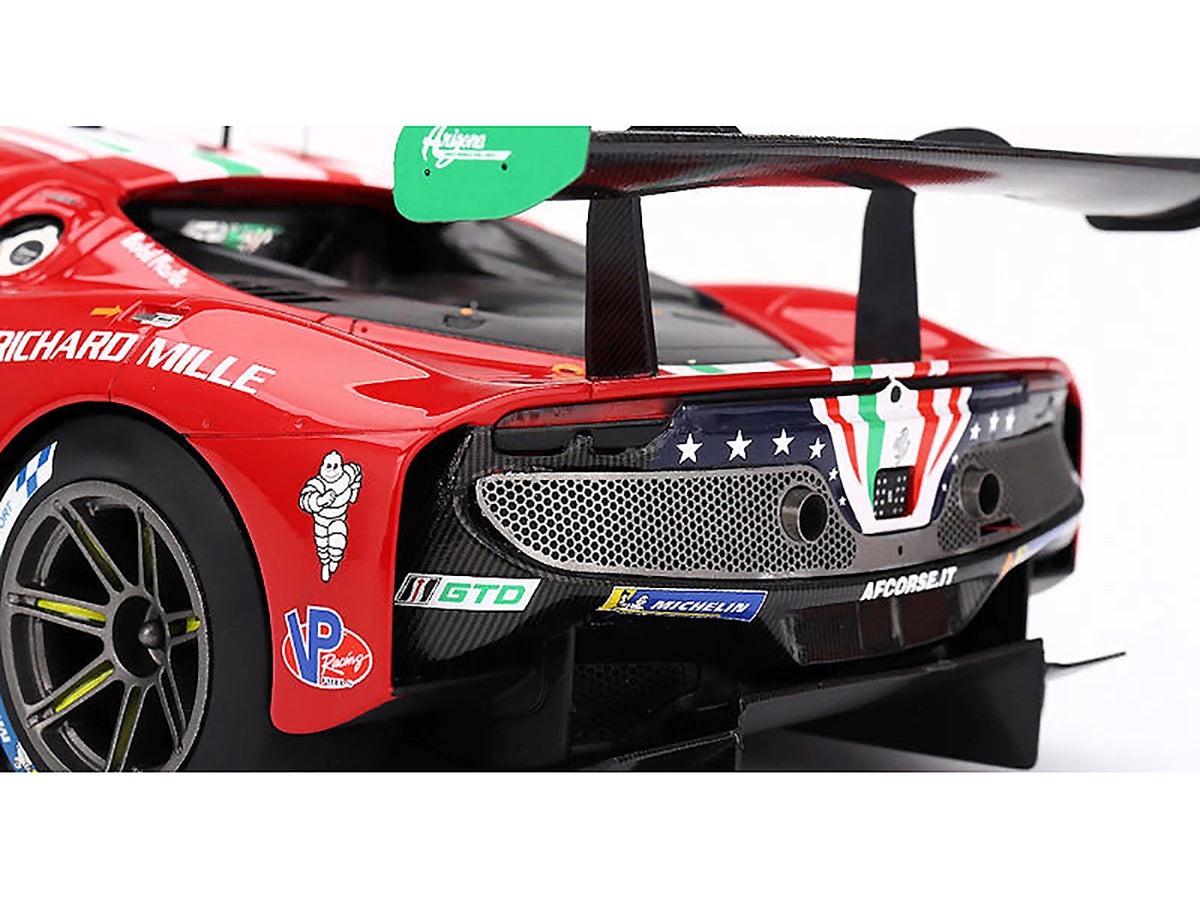 1/18 SCALE BBR FERRARI 296 GT3 #21 AF CORSE 2025 24H DAYTONA MODEL CAR