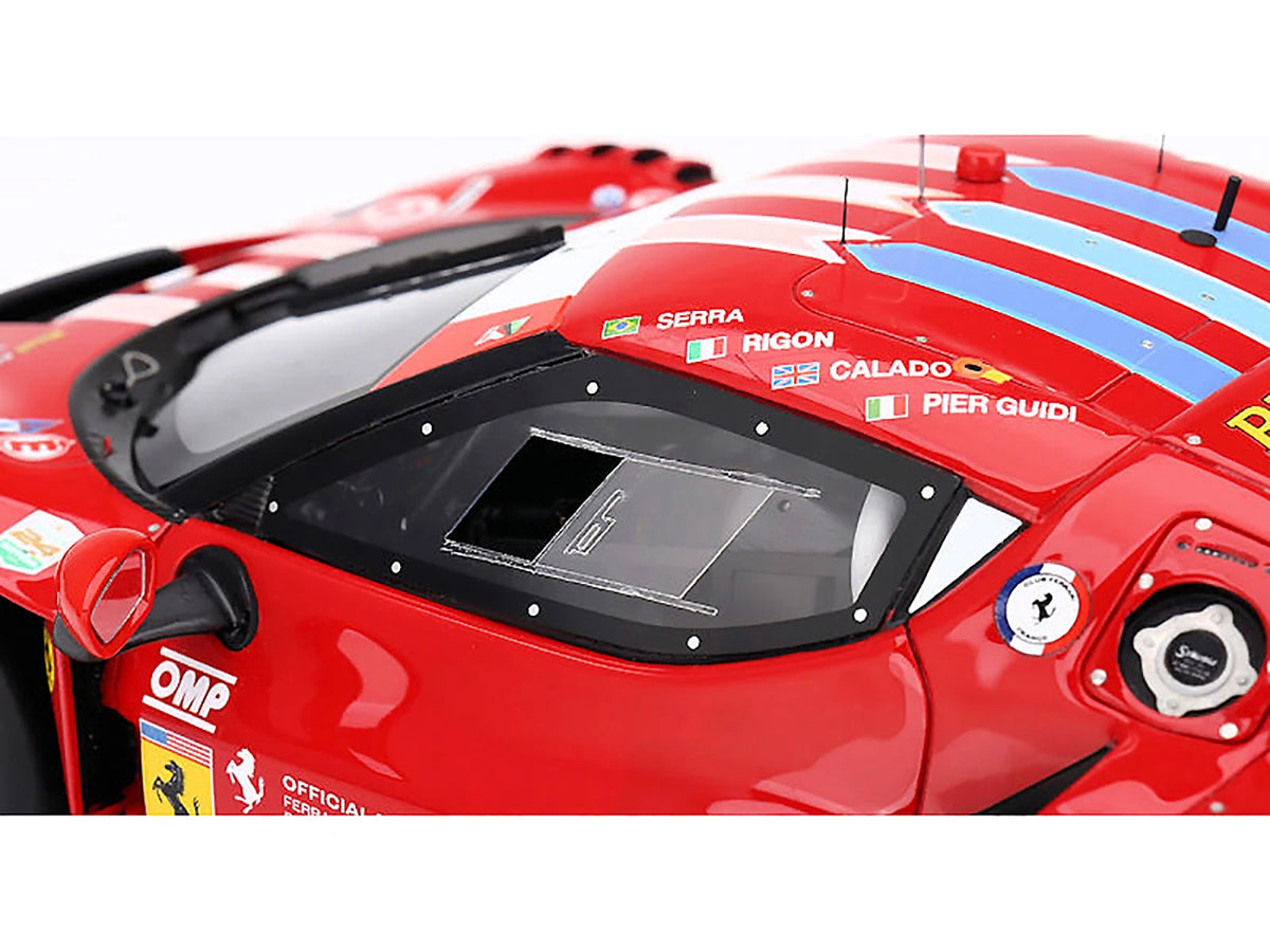 1/18 SCALE BBR FERRARI 296 GT3 #62 RISI COMPETIZIONE 2024 24H DAYTONA