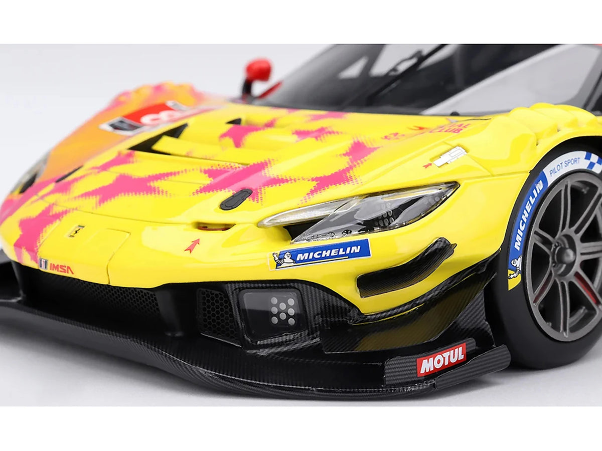 1/18 SCALE BBR FERRARI 296 GT3 #81 TEAM DRAGONSPEED 2025 LAGUNA SECA IMSA