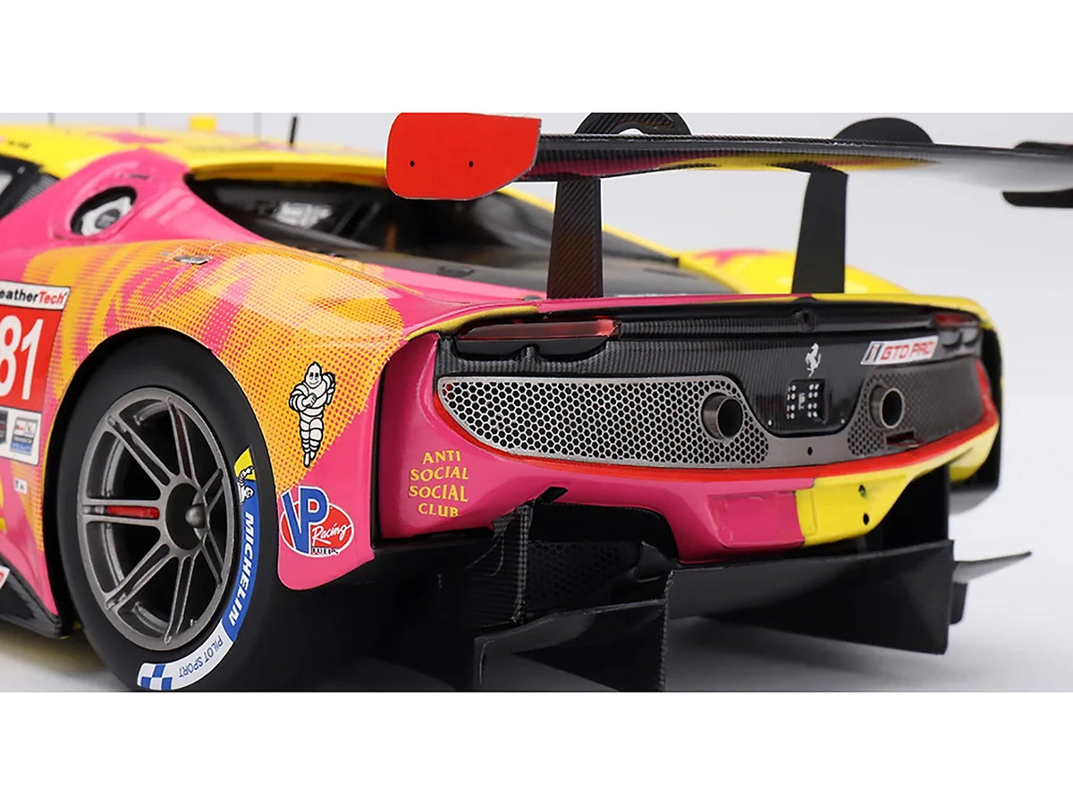 1/18 SCALE BBR FERRARI 296 GT3 #81 TEAM DRAGONSPEED 2025 LAGUNA SECA IMSA