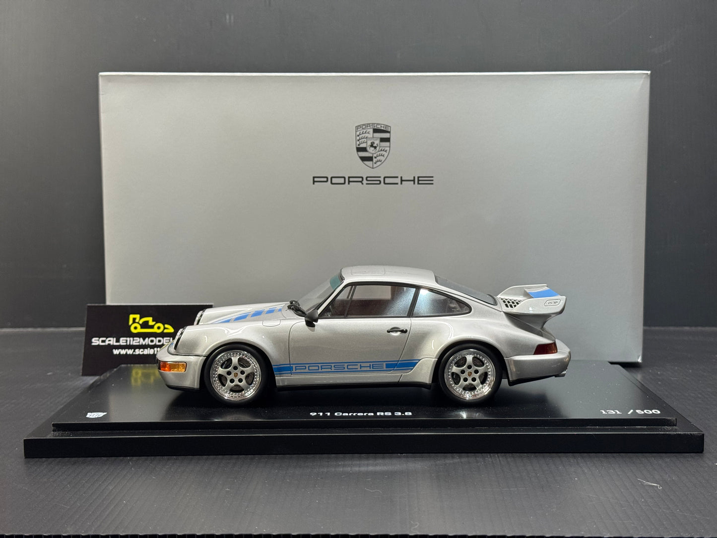 Porsche 911 Carrera RS 3.8 964 Transformers Mirage w / Display Case 1/18 Spark