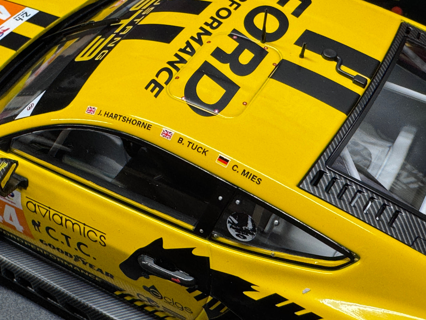 1/18 SCALE FORD MUSTANG GT3 - 24H LE MANS 2024 - DIECAST MODEL CAR BY IXO