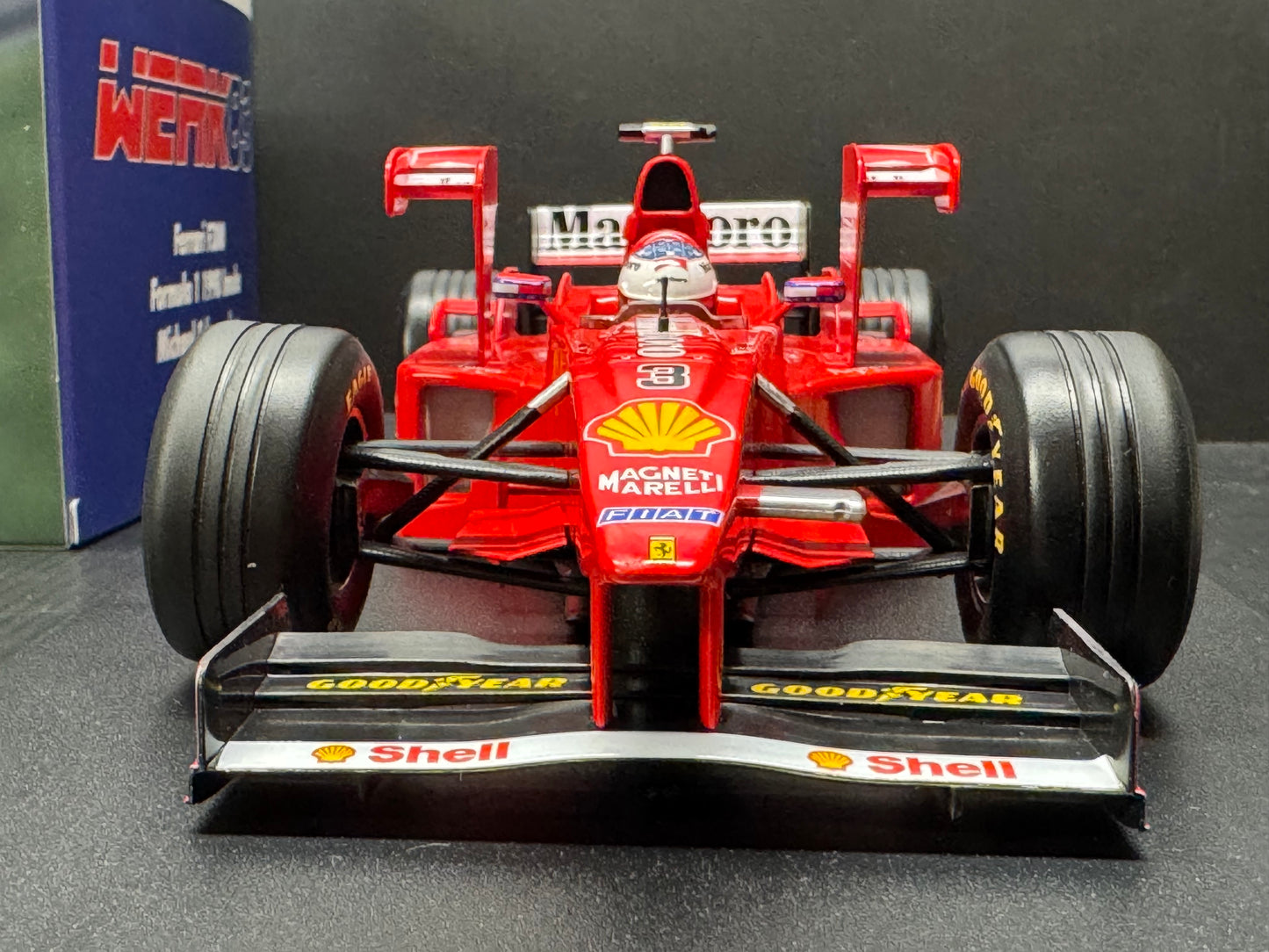 Ferrari F300 Tower Wing 1998 San Marino GP Michael Schumacher 1/18 Scale WERK83