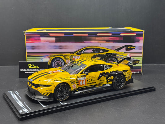 1/18 SCALE FORD MUSTANG GT3 - 24H LE MANS 2024 - DIECAST MODEL CAR BY IXO