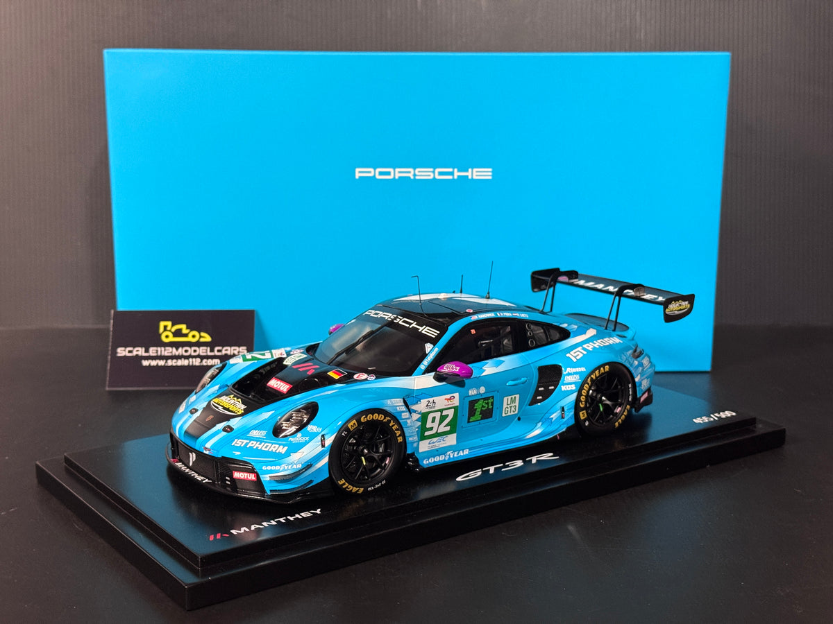 Porsche 911 GT3 R #92 Winner LMGT3 24h LeMans 2025 Manthey 1st Phorm 1/18 Spark WAP021005260LM
