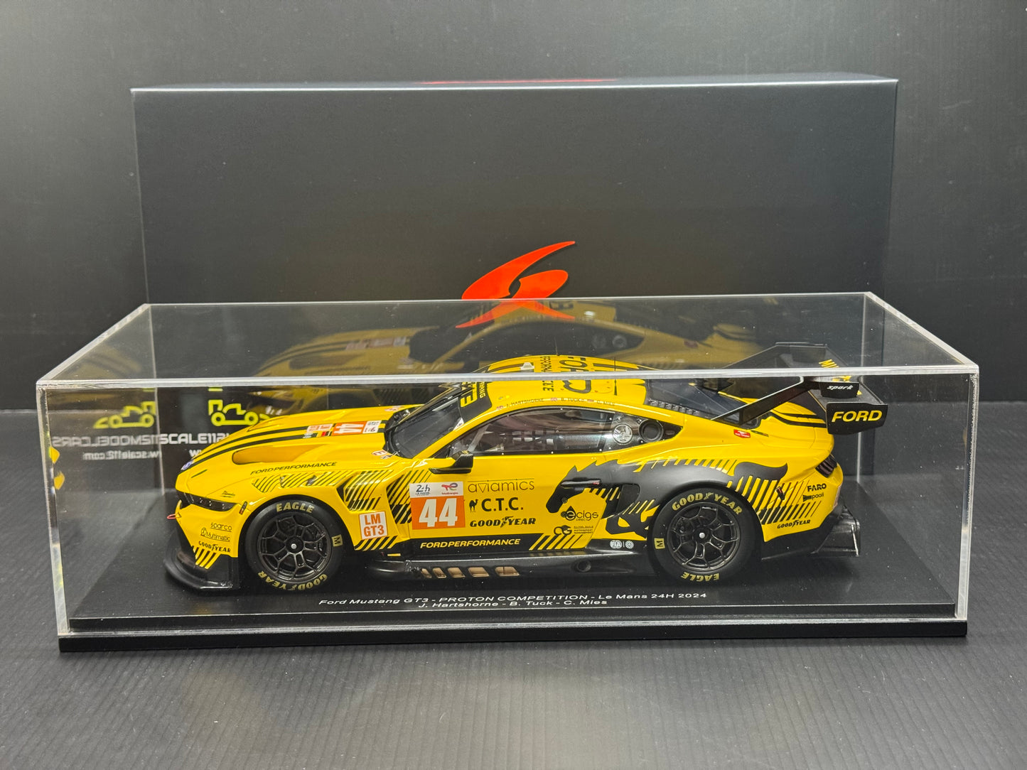 FORD MUSTANG GT3 PROTON COMPETITION #44 LeMans 24hr 2024 1/18 SPARK 18S657
