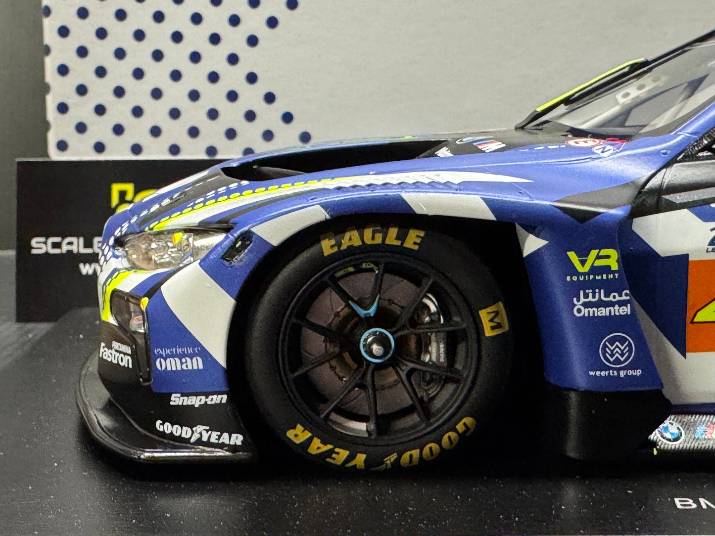 M4 GT3 TEAM WRT #46 24h LE MANS 2024 VALENTINO ROSSI 1/18 SCALE MODEL BY SPARK