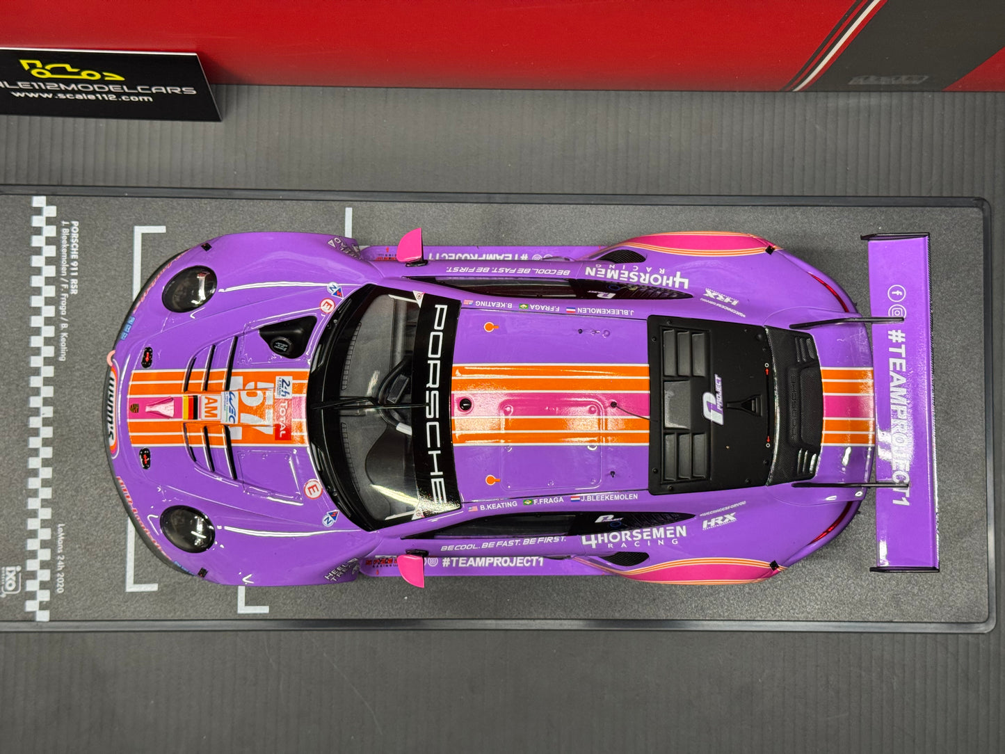 1/18 Scale IXO 911 GT3 RSR 991 24h of Le Mans 2020 #57 Wynns Livery