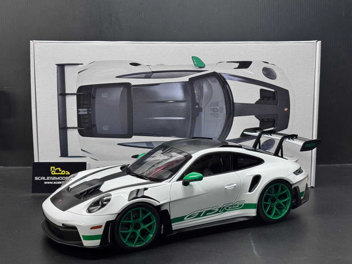 Porsche 911 992 GT3 RS Carrera RS Tribute Green 1/12 Scale Model Car by Norev