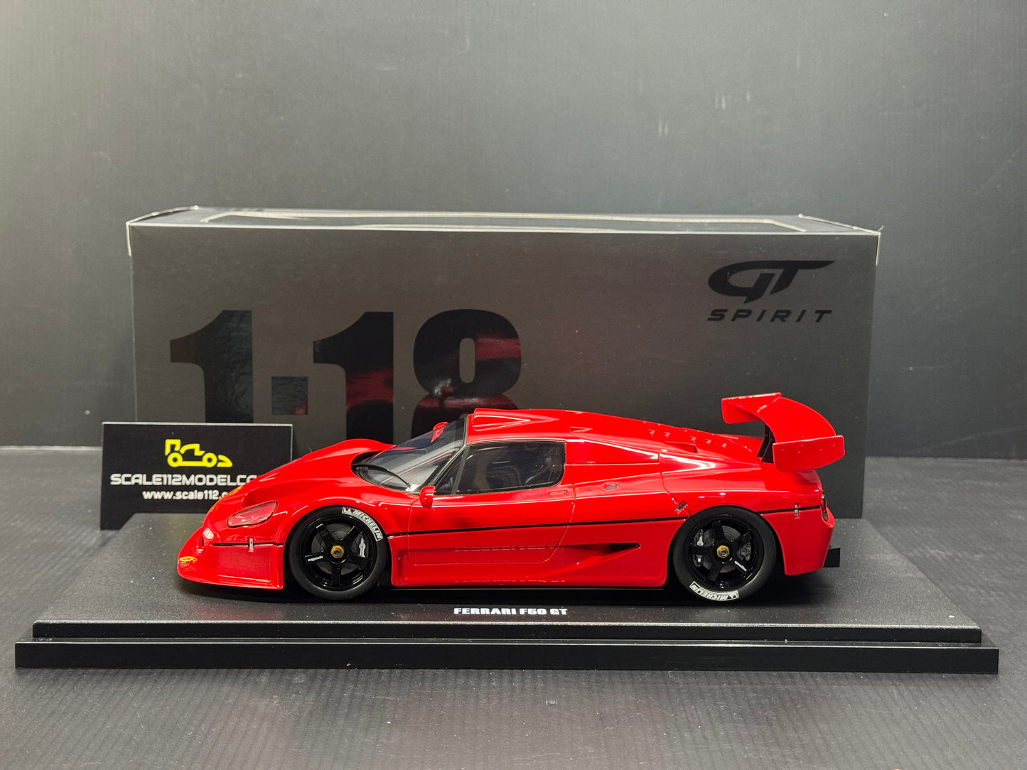 FERRARI F50 GT 1996 Red 1/18 Scale Model Car by GT Spirit