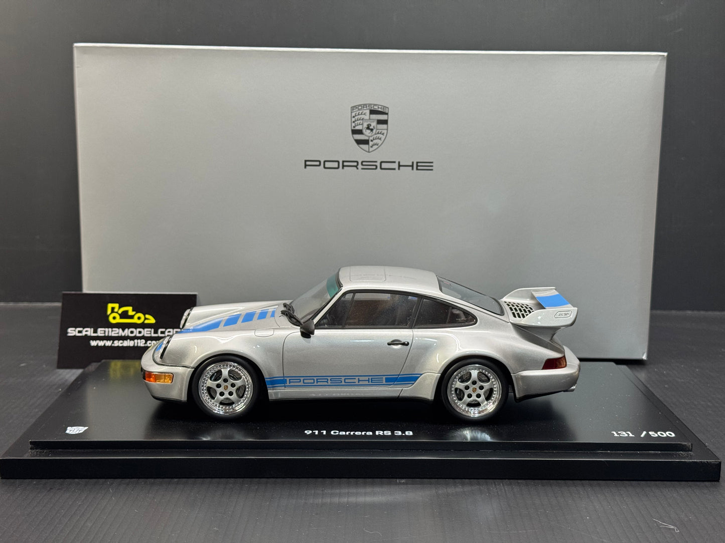 Porsche 911 Carrera RS 3.8 964 Transformers Mirage w / Display Case 1/18 Spark