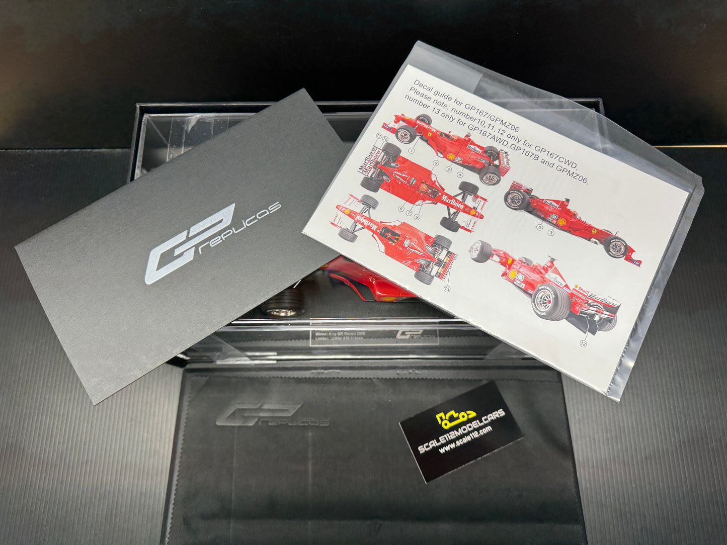 FERRARI F2000 - WINNER ITALIAN GP 2000 M. SCHUMACHER -  GP REPLICAS 1/18 SCALE