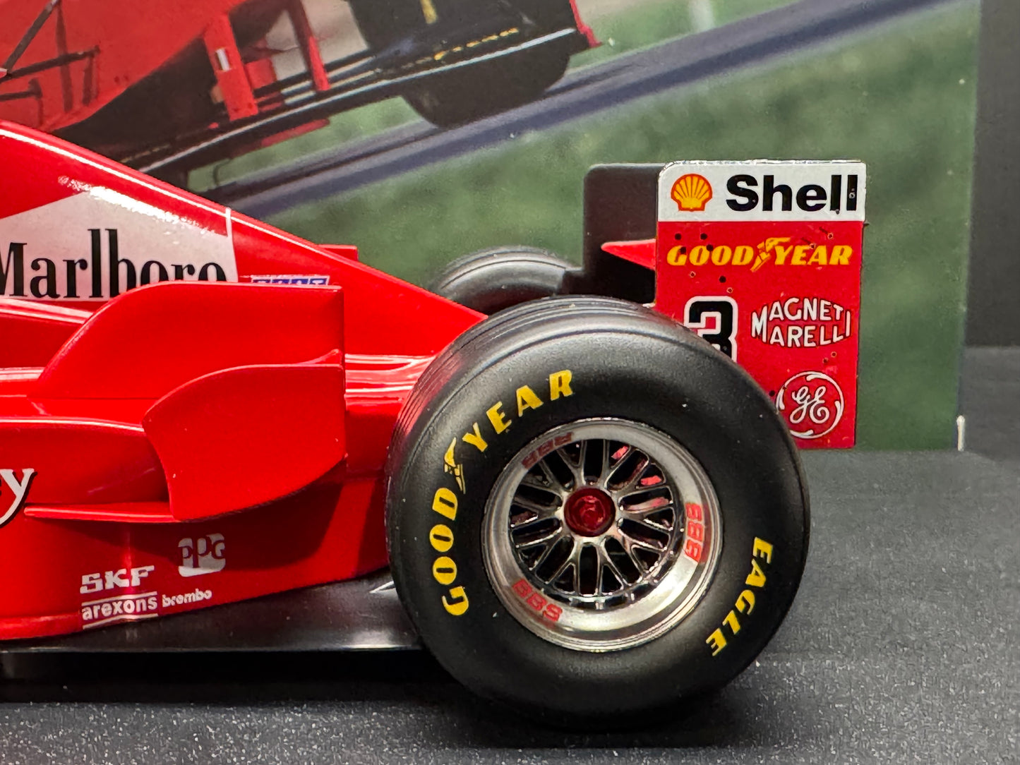 Ferrari F300 Tower Wing 1998 San Marino GP Michael Schumacher 1/18 Scale WERK83