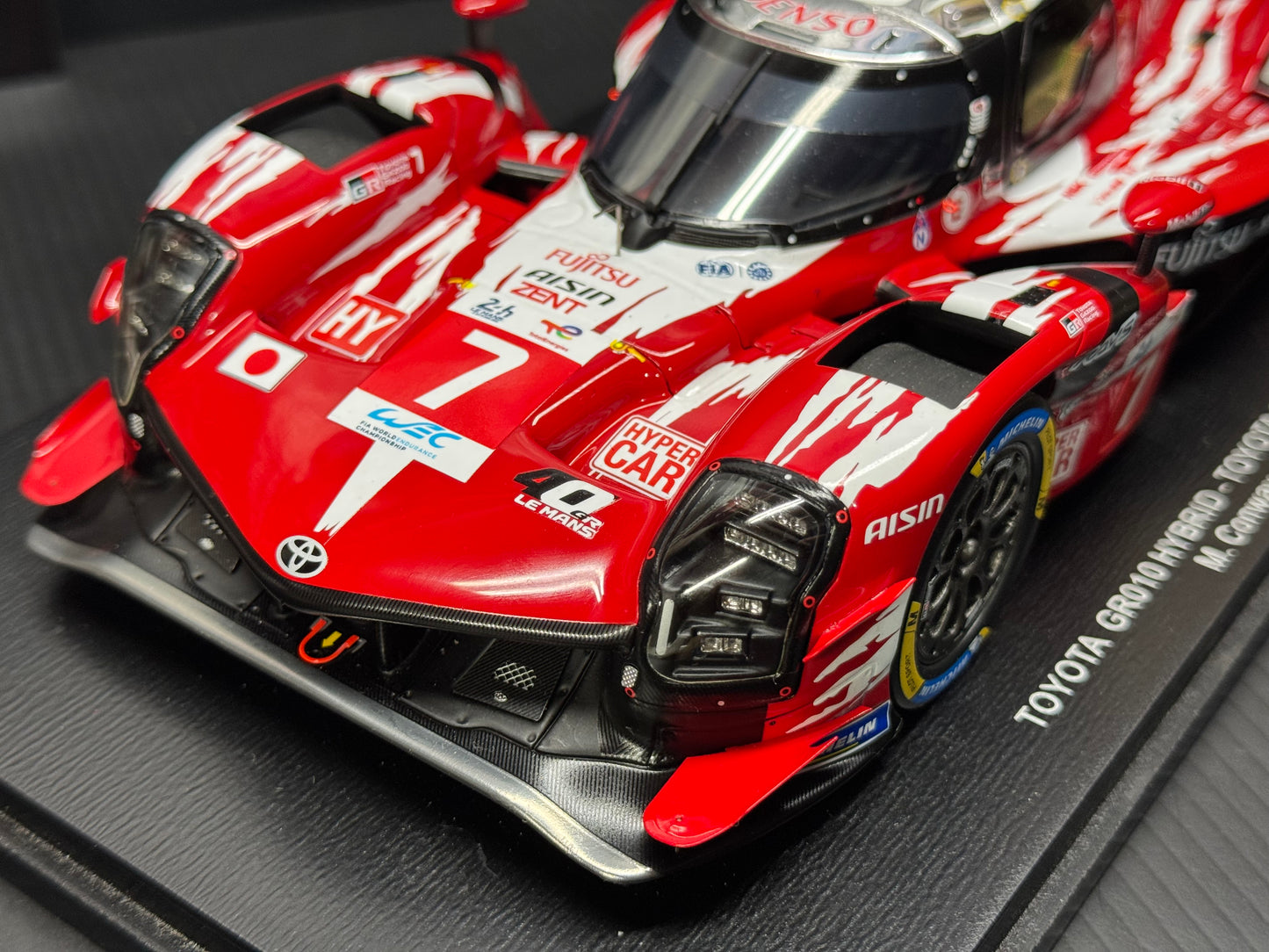 1/18 SCALE TOYOTA GR010 HYBRID #7 - 24H LE MANS 2025 5th - MODEL BY SPARK