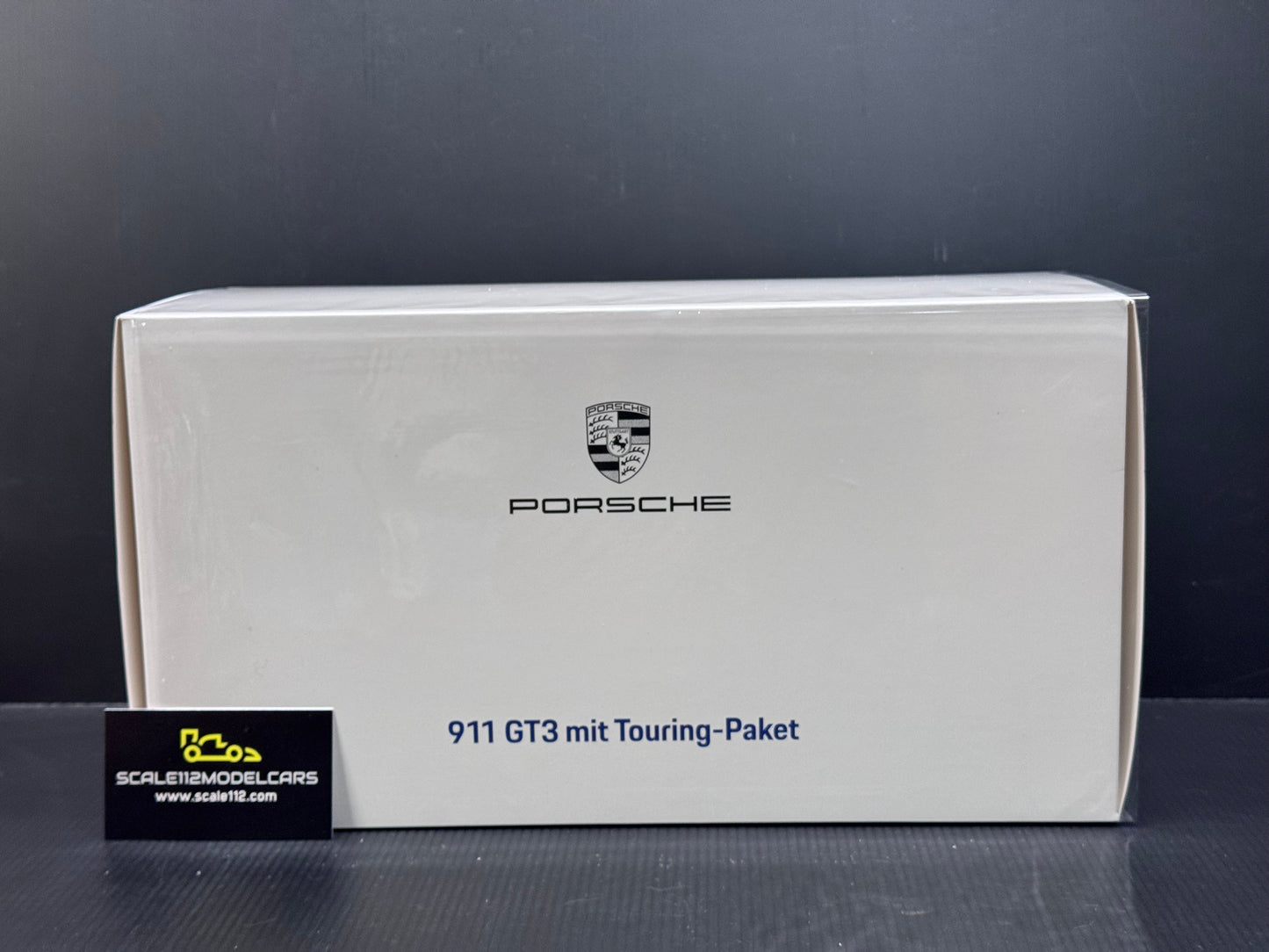 Porsche 911 992 GT3 Touring in Maritime Blue w/ Display Case 1/18 Spark Dealer WAP0211530PGT3