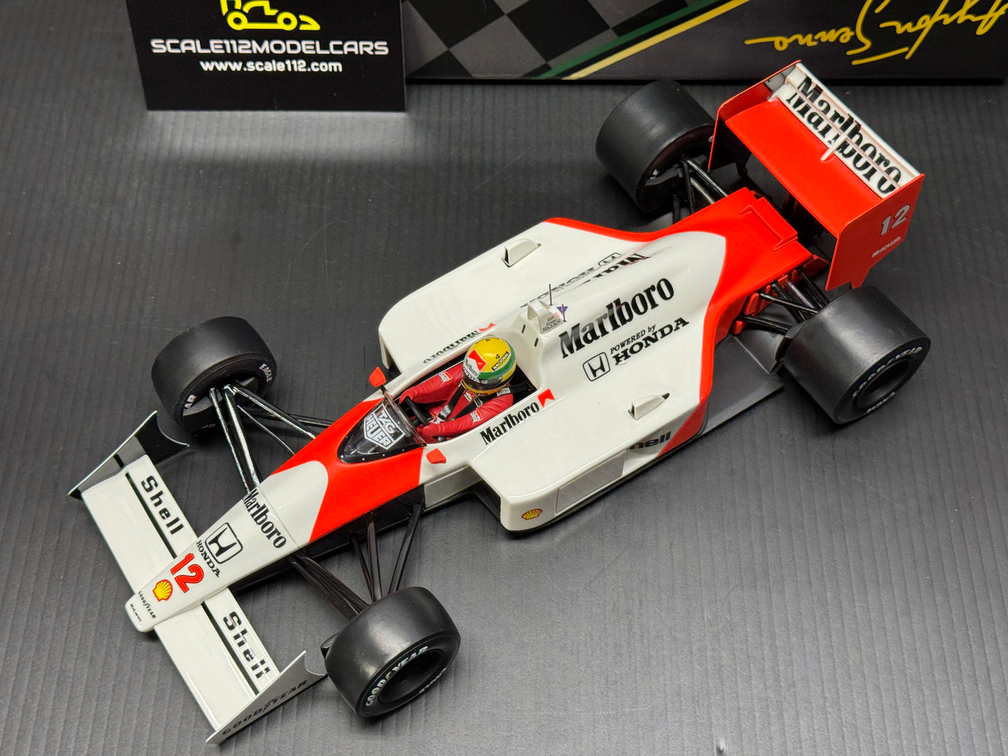 MCLAREN HONDA MP4/4 #12 1988 JAPAN GP SENNA 1988  MODEL  BY PREMIUM X 1/18 SCALE