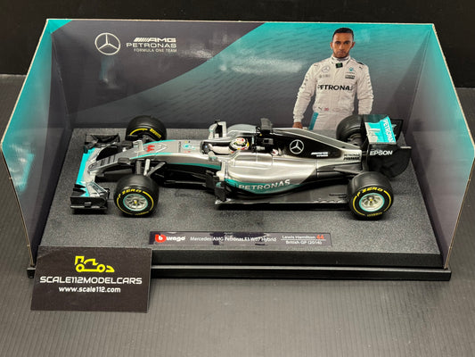 Bburago Mercedes Benz F1 W07 Lewis Hamilton #44 AMG Petronas 1/18 Model Car