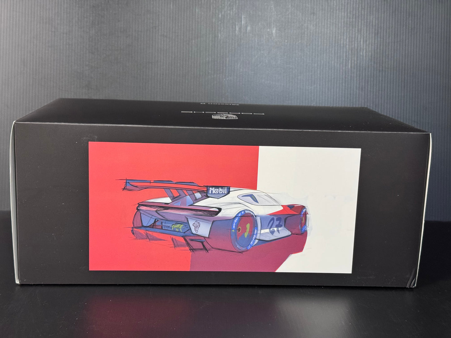 1/18 Scale Spark Porsche Mission R Dealer Edition with Display Case Ltd. to 750