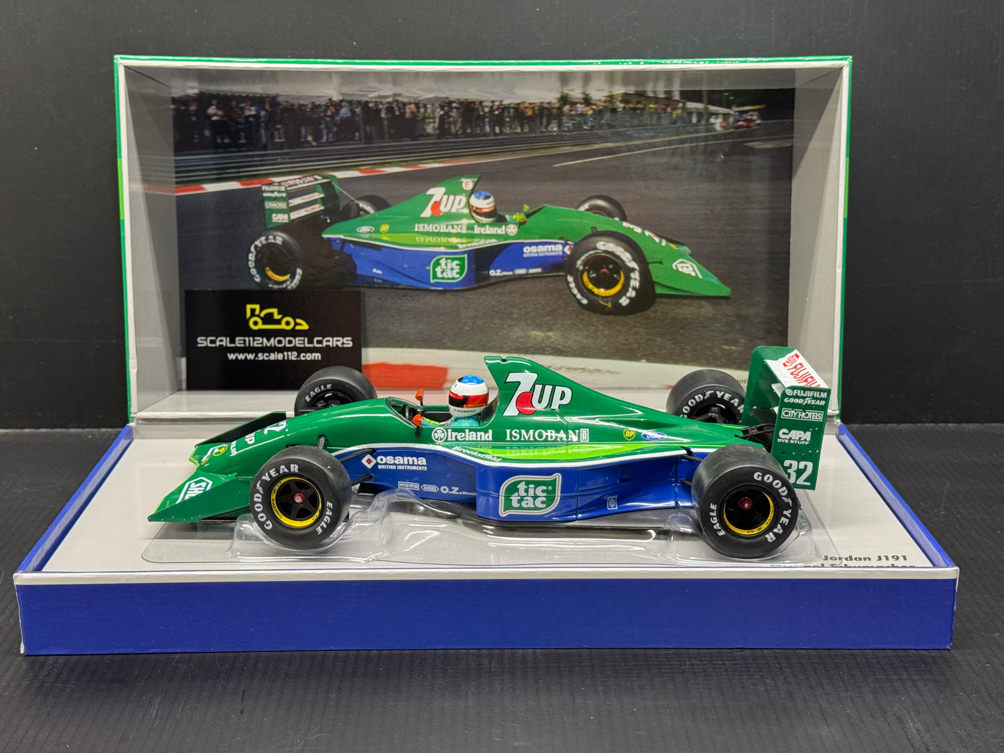 Jordan 191 Ford Michael Schumacher Formula 1 Belgium GP 1991 1/18 Scale Werk83