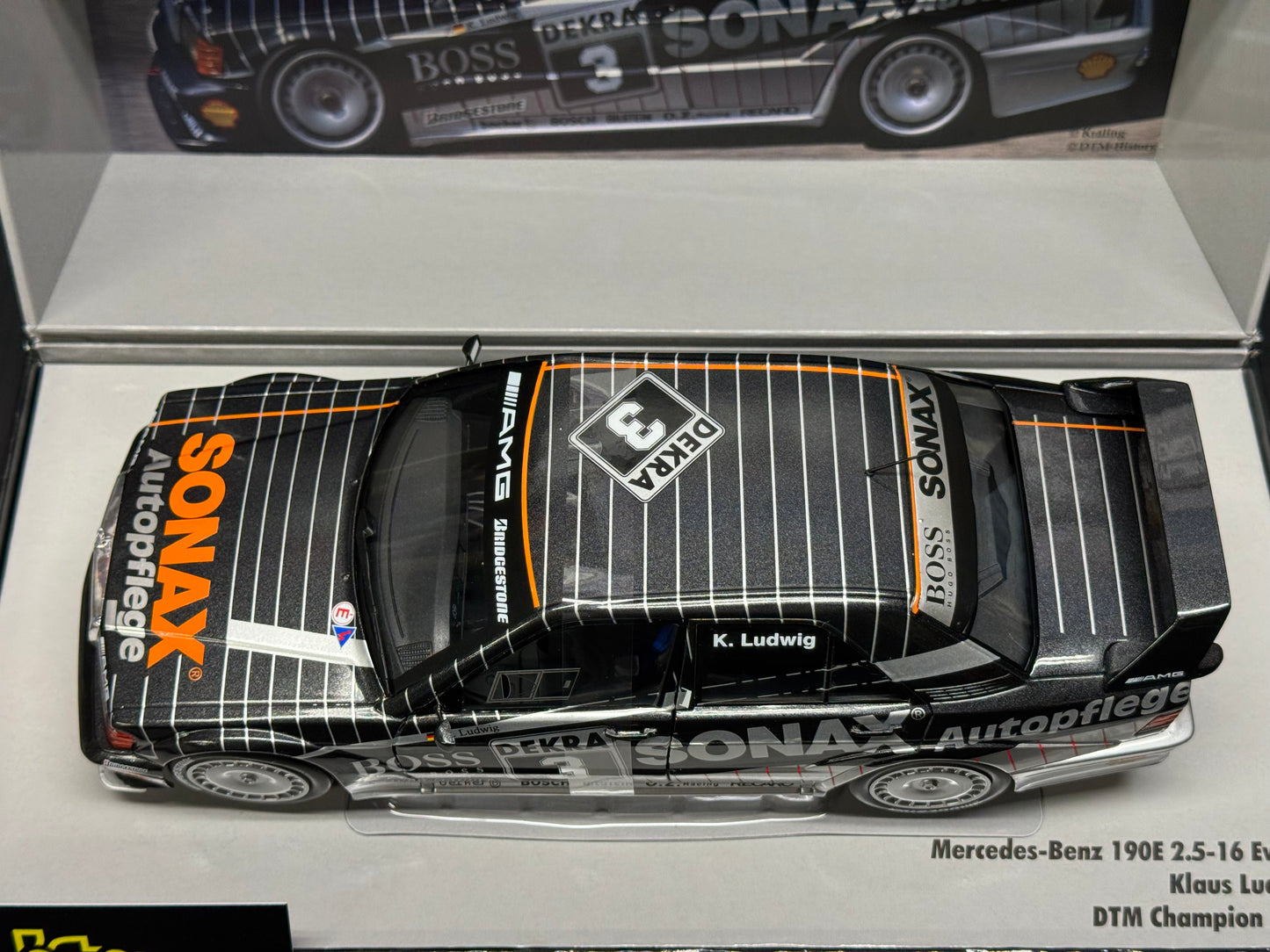 1/18 Scale Mercedes Benz 190E 2.5 16V Evo2 Team AMG 1992 DTM Champion WERK83