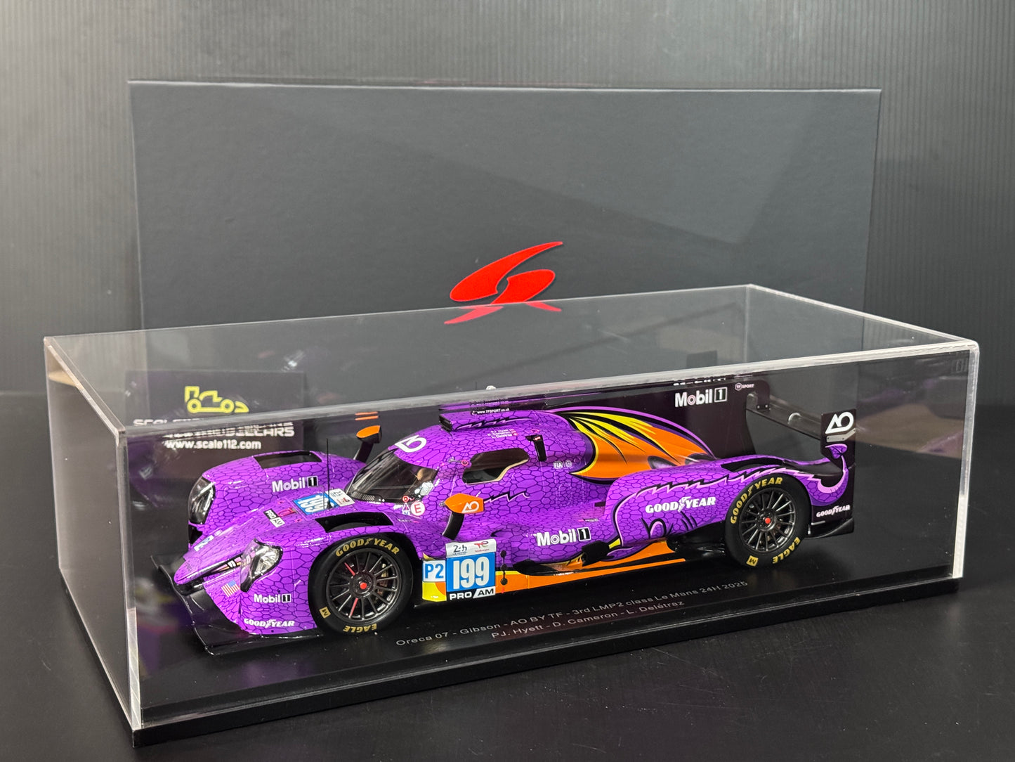 1/18 Scale Spark AO Racing Spike 2025 Le Mans Model Car