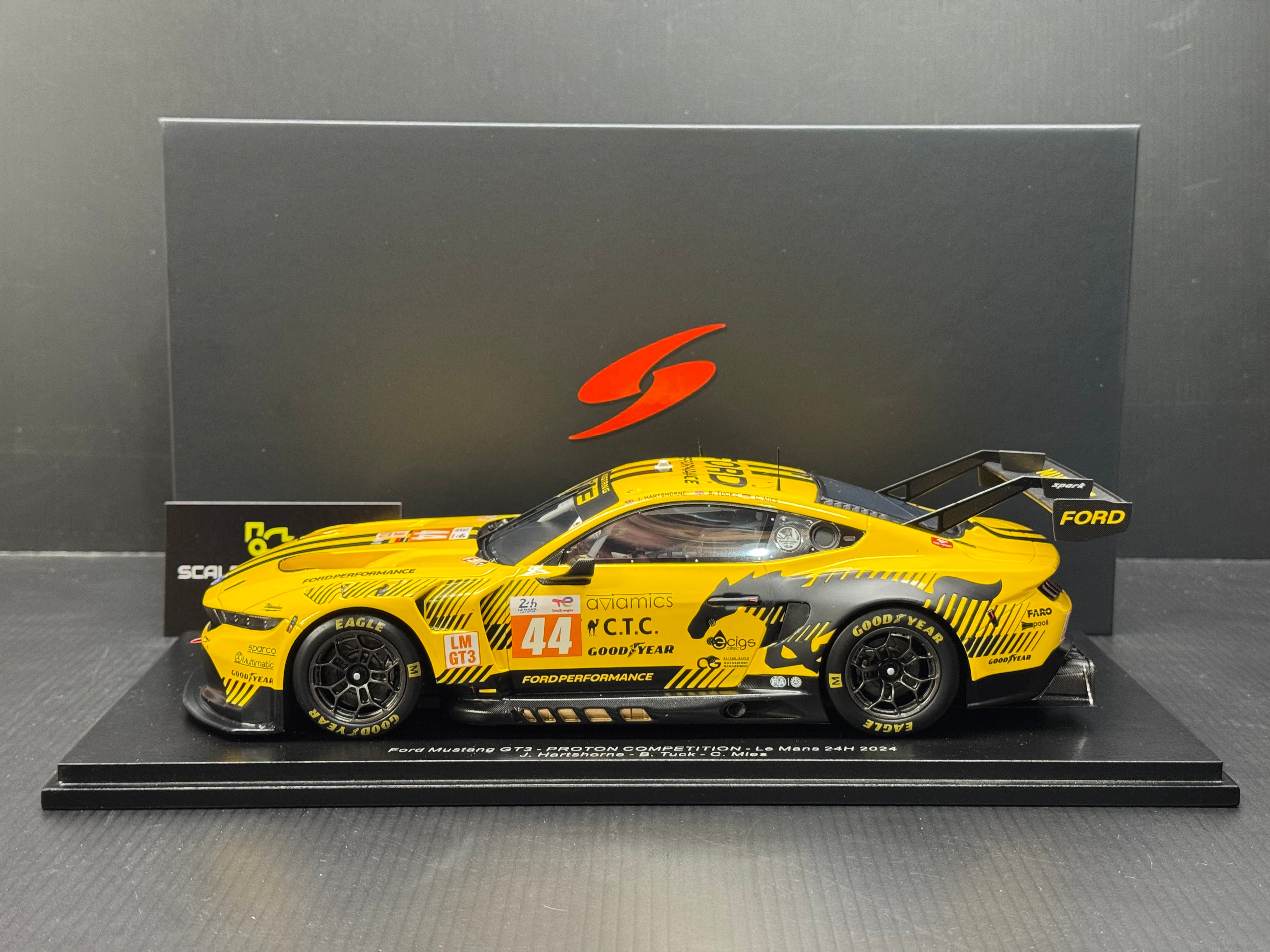 Spark スパーク フォード マスタングGT3 プロトンコンペティション 1/18 Spark Ford Mustang GT3 No.44 PROTON COMPETITION Le Mans
