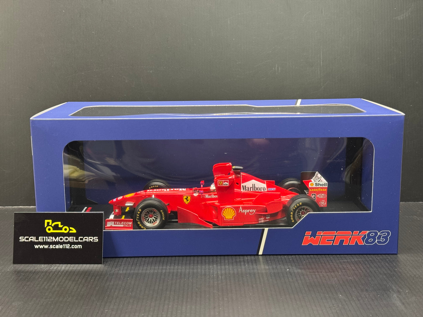 Ferrari F300 Tower Wing 1998 San Marino GP Michael Schumacher 1/18 Scale WERK83