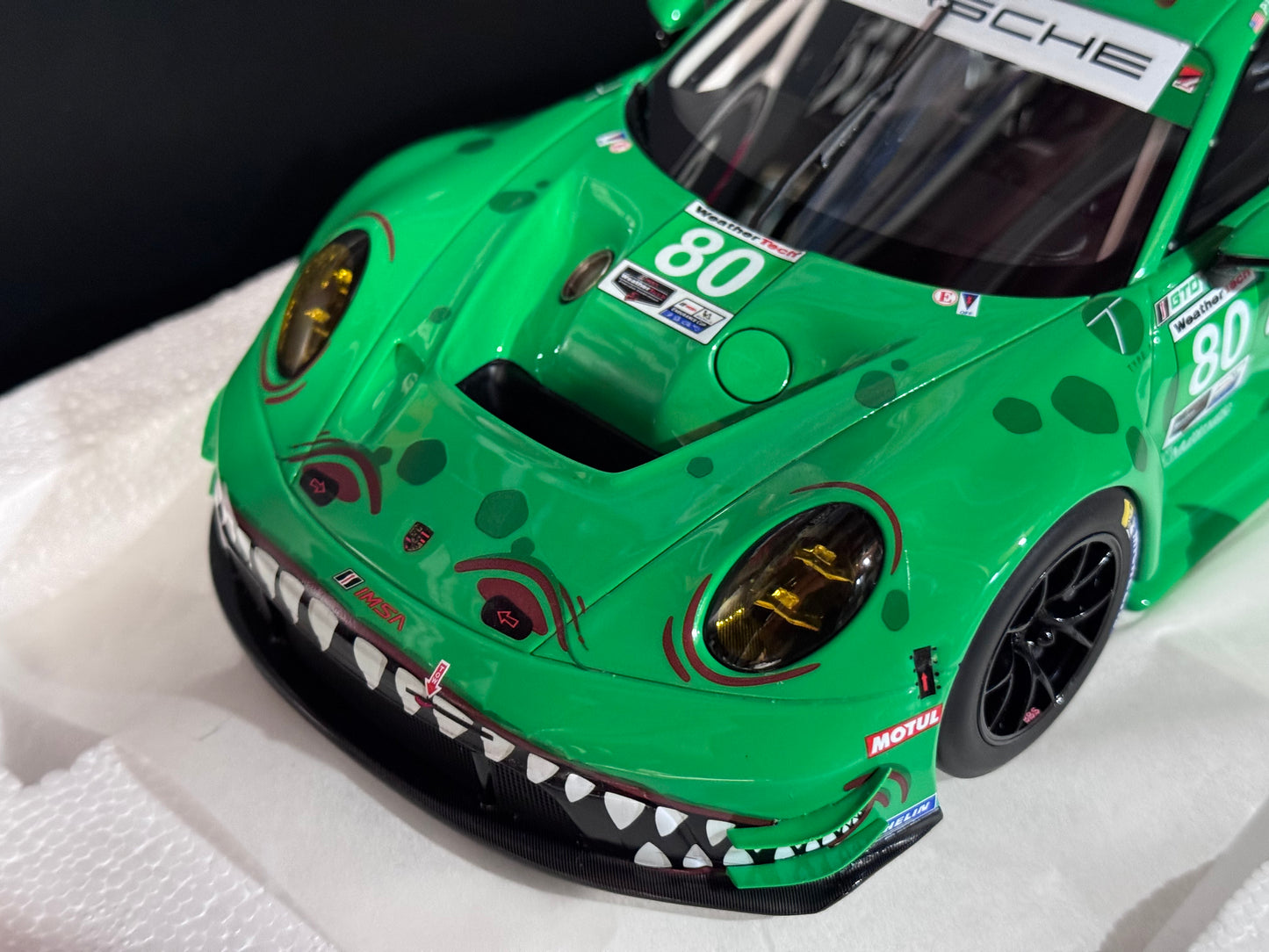 Porsche GT3 R AO Racing Rexy #80 GTD 2023 12h Sebring 1/18 Scale by Top Speed TS0512