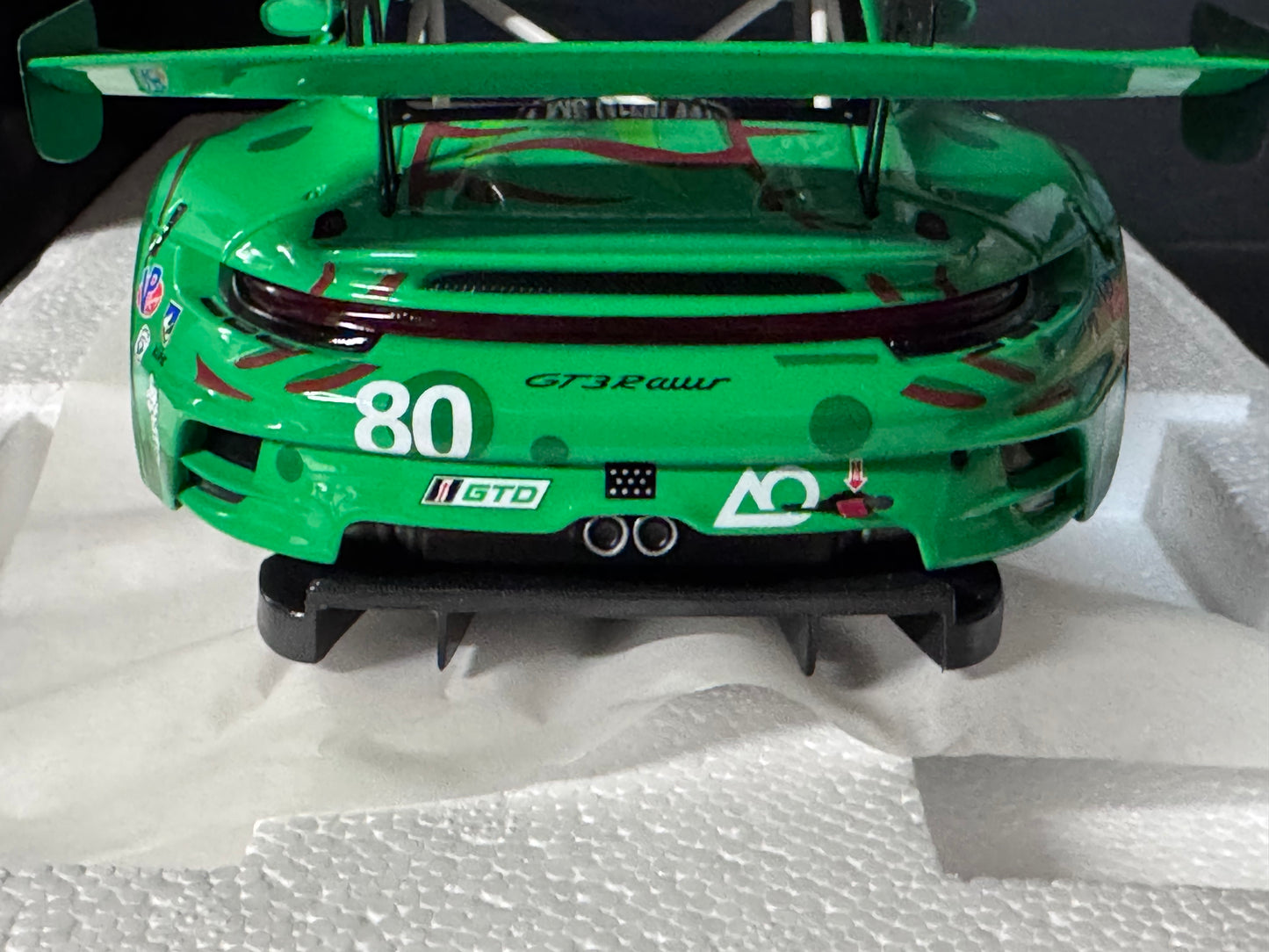 Porsche GT3 R AO Racing Rexy #80 GTD 2023 12h Sebring 1/18 Scale by Top Speed TS0512