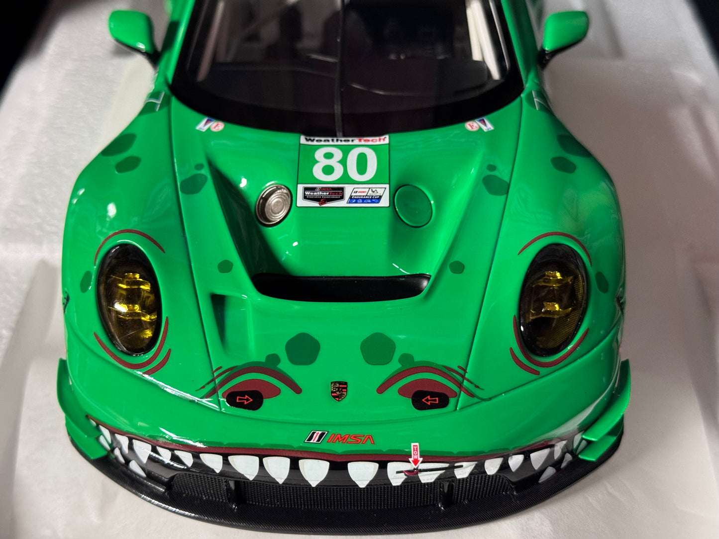 Porsche GT3 R AO Racing Rexy #80 GTD 2023 12h Sebring 1/18 Scale by Top Speed TS0512