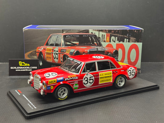 MERCEDES-BENZ AMG 300 SEL 6.3 24H SPA 1971 1/18 SCALE MODEL CAR BY WERK83