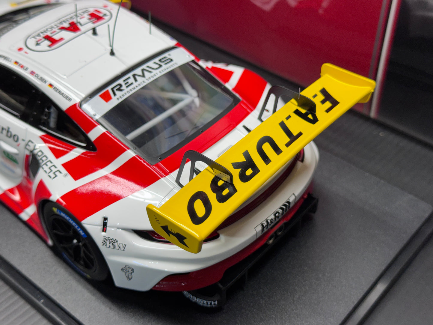 1/18 Scale IXO Porsche 911 GT3 R FAT Turbo 24h Nürburgring 2024 Diecast Model