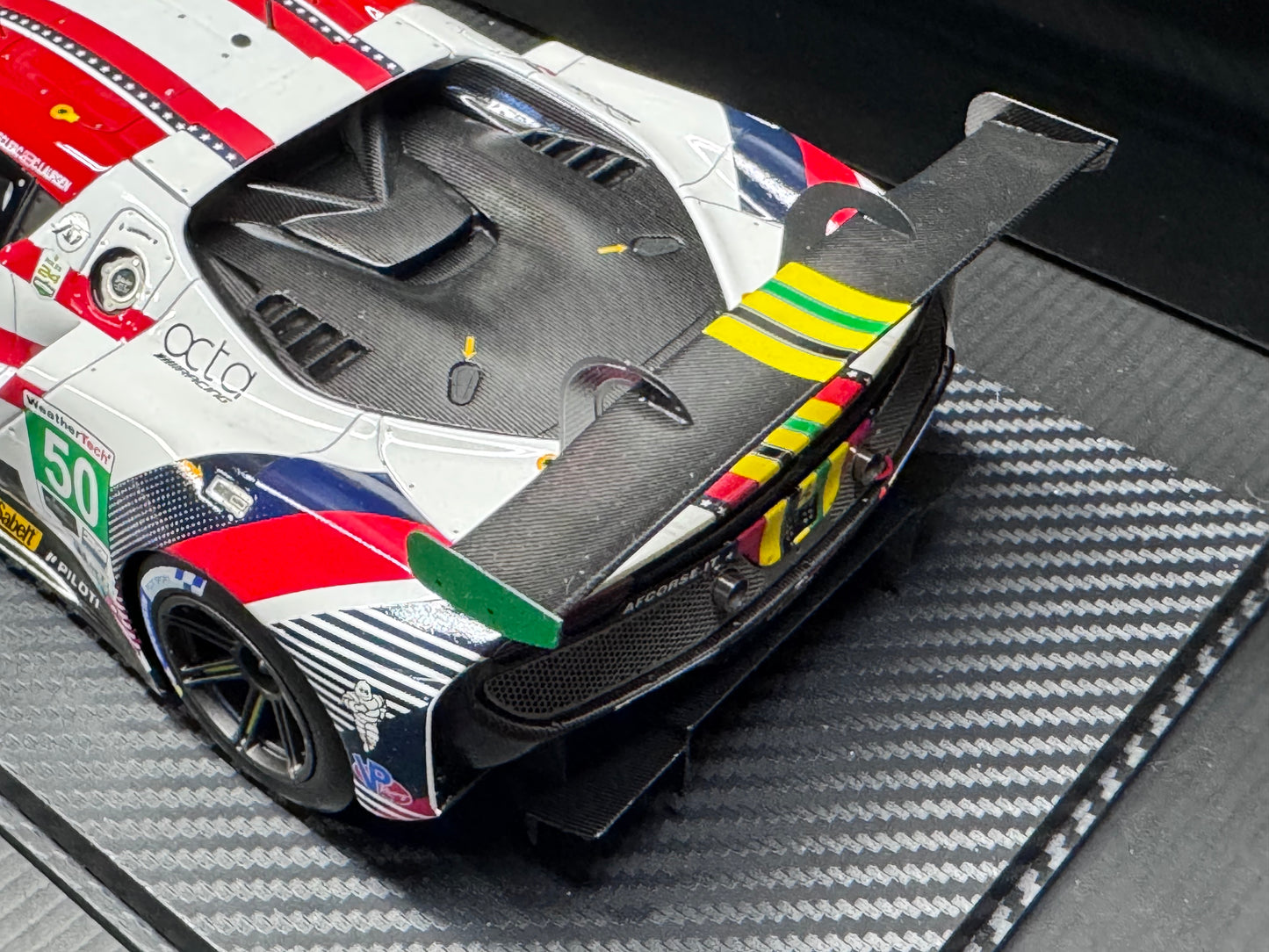 1/18 SCALE BBR FERRARI 296 GT3 #50 AF CORSE "24H DAYTONA" (2025) MODEL CAR CS18013