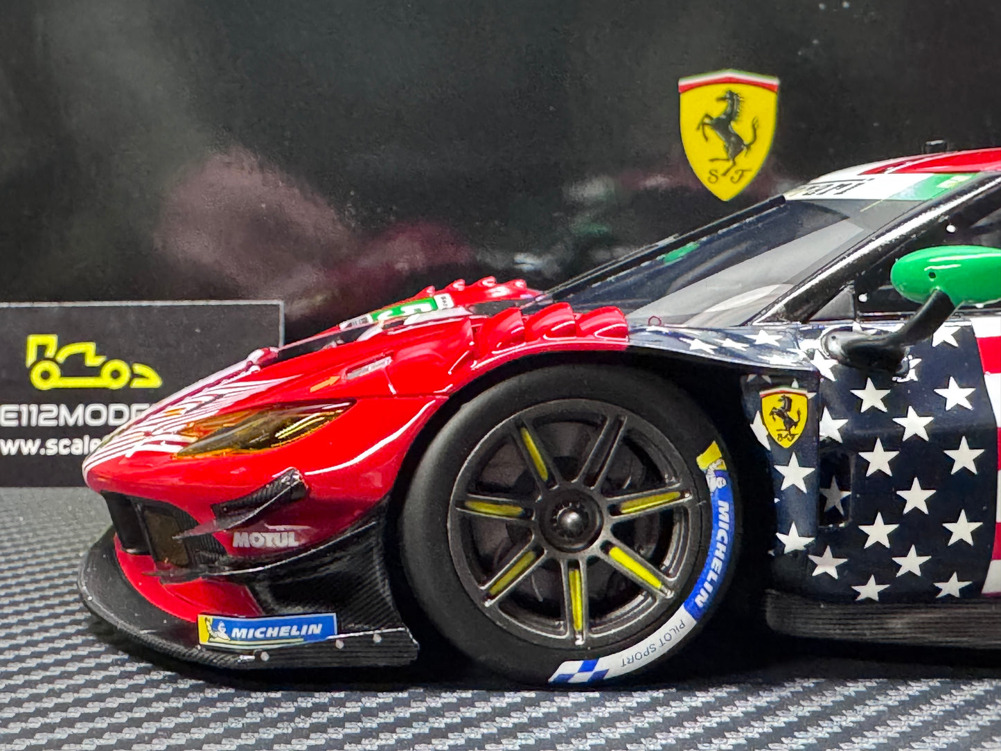 1/18 SCALE BBR FERRARI 296 GT3 #50 AF CORSE "24H DAYTONA" (2025) MODEL CAR CS18013