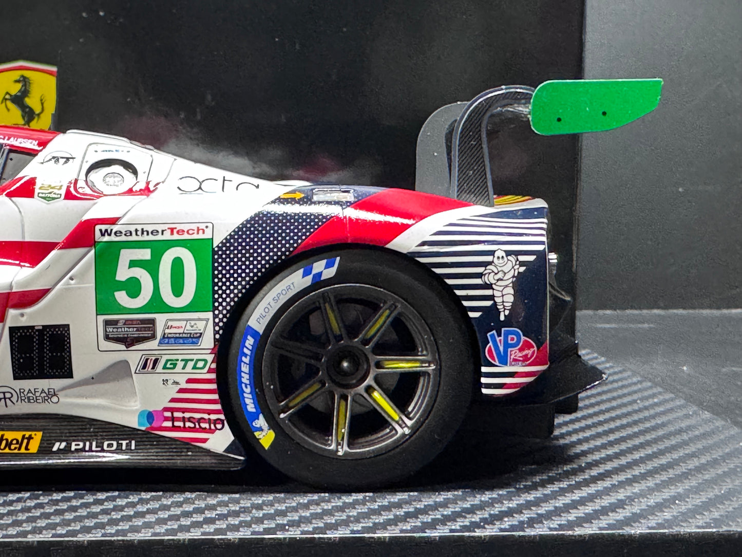 1/18 SCALE BBR FERRARI 296 GT3 #50 AF CORSE "24H DAYTONA" (2025) MODEL CAR CS18013