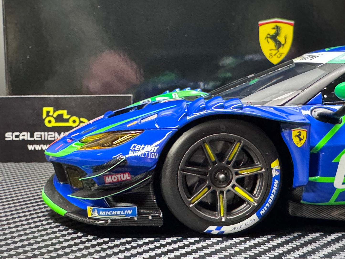 BBR FERRARI 296 GT3 #47 CETILAR RACING "24H DAYTONA" (2025) MODEL CAR  CS18011