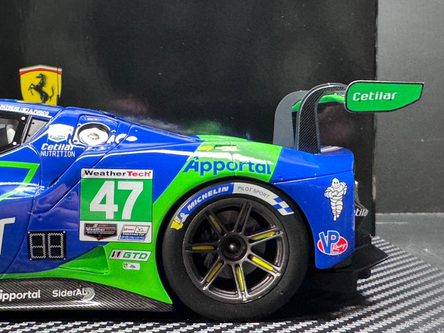 BBR FERRARI 296 GT3 #47 CETILAR RACING "24H DAYTONA" (2025) MODEL CAR  CS18011