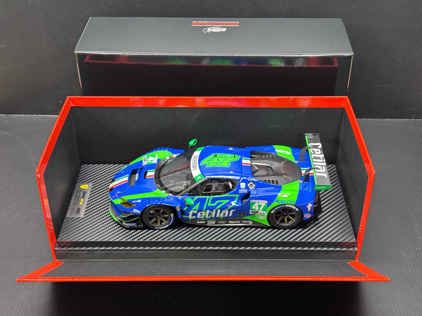 BBR FERRARI 296 GT3 #47 CETILAR RACING "24H DAYTONA" (2025) MODEL CAR  CS18011