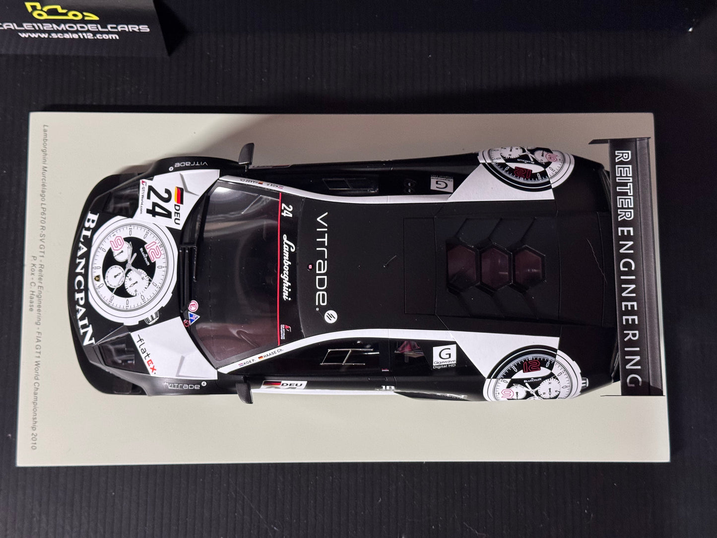 LAMBORGHINI MURCIELAGO R-SV LM - FIA GT1 CHAMPION - SPARK 1/18 SCALE 18S364