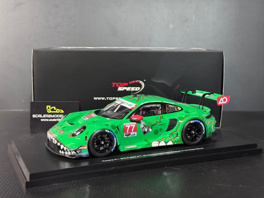 Porsche GT3 R AO Racing Rexy #77 GTD 2025 12hr Sebring 1/18 Scale by Top Speed