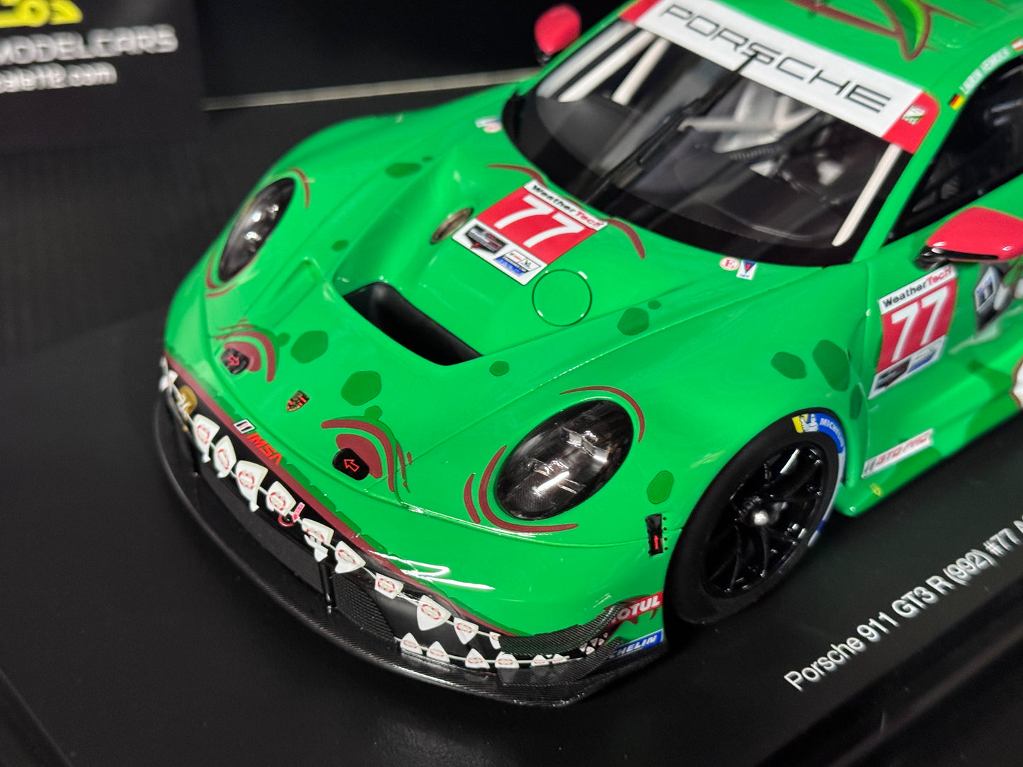 Porsche GT3 R AO Racing Rexy #77 GTD 2025 12hr Sebring 1/18 Scale by Top Speed