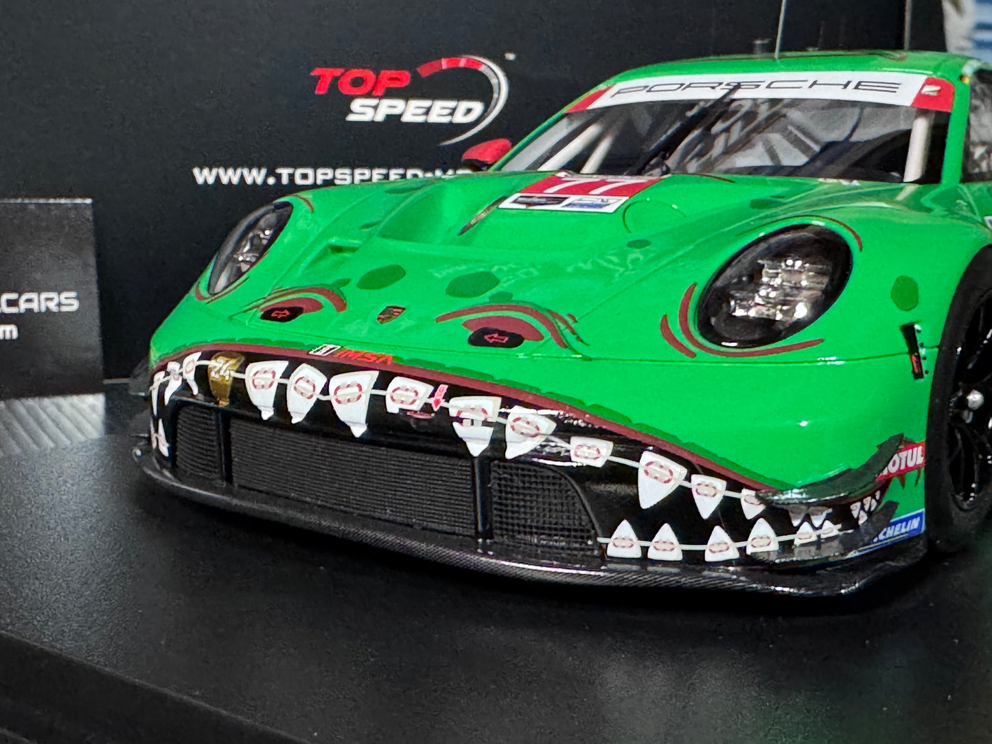 Porsche GT3 R AO Racing Rexy #77 GTD 2025 12hr Sebring 1/18 Scale by Top Speed