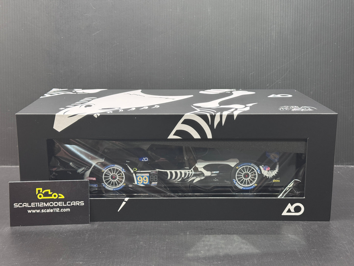 1/18 Scale Spark AO Racing Skeleton Spike 2025 Petit Le Mans Model Car