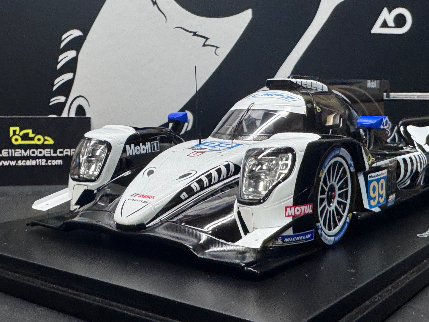 1/18 Scale Spark AO Racing Skeleton Spike 2025 Petit Le Mans Model Car