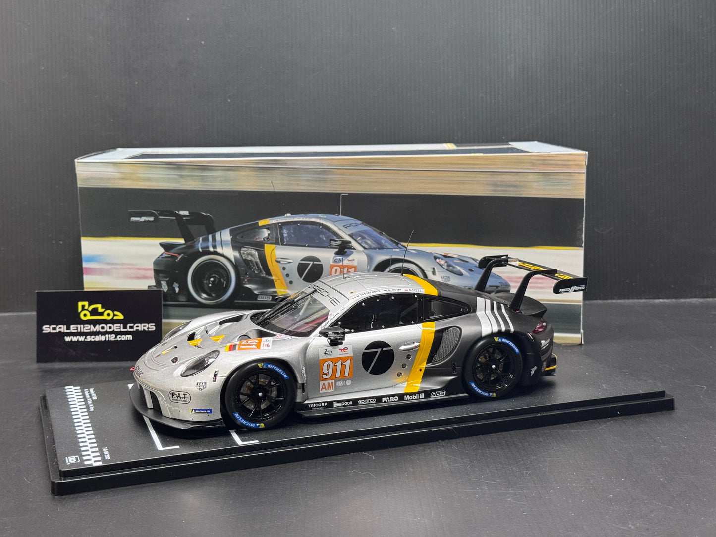 Porsche 911 RSR #911 Lemans 24Hr. 2023 Proton Competition 1/18 Scale by IXO