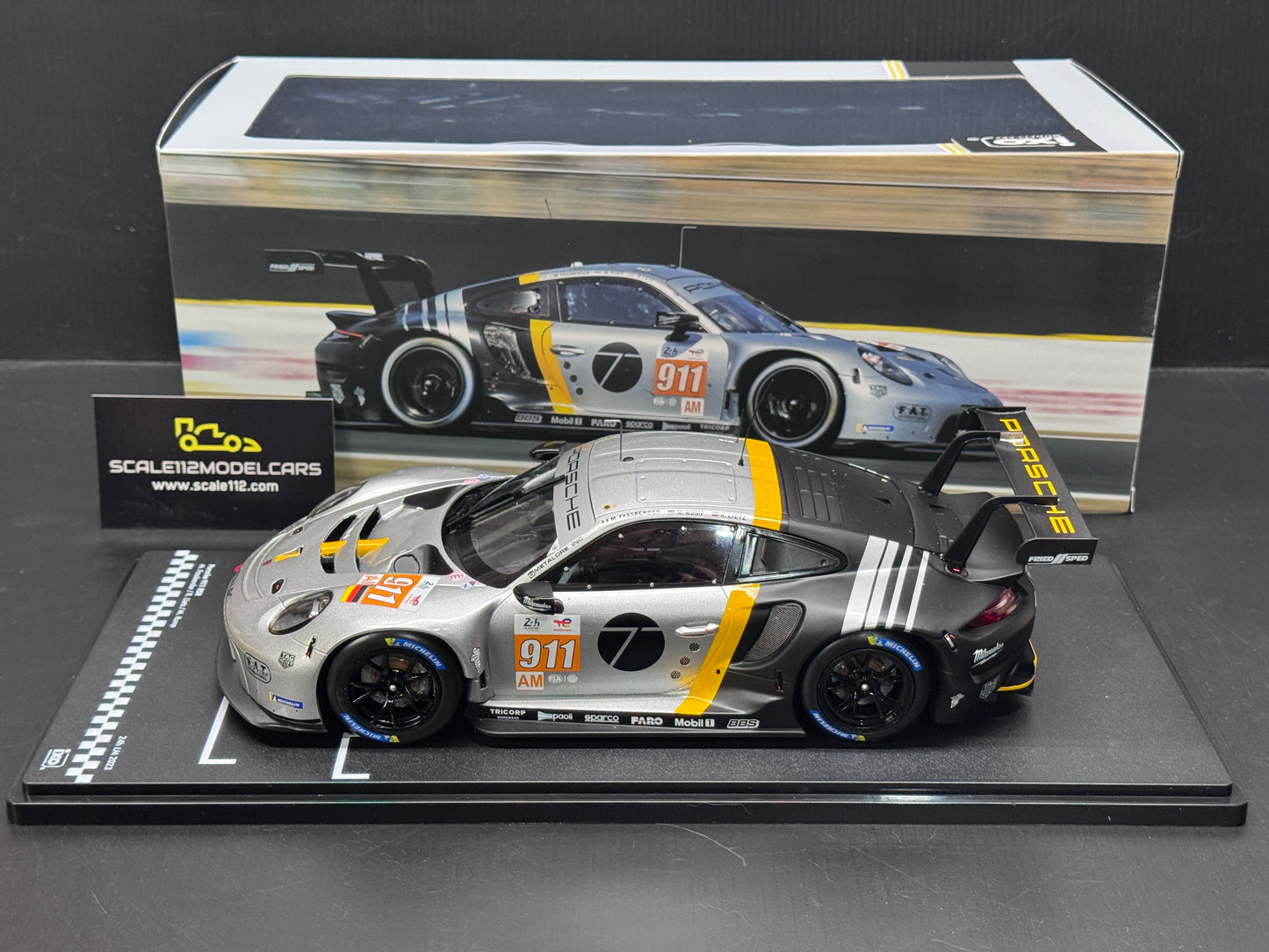 Porsche 911 RSR #911 Lemans 24Hr. 2023 Proton Competition 1/18 Scale by IXO