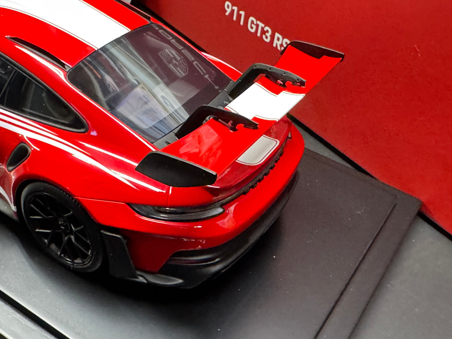 Porsche 992 911 GT3 RS Salzburg Dealer Edition 1/18 Scale Spark w/ Display Case