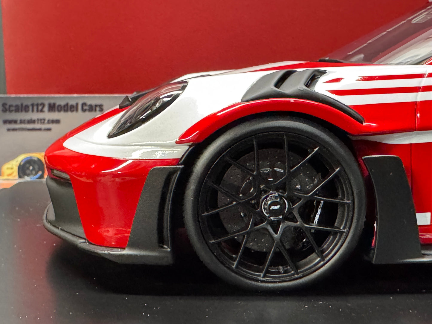 Porsche 992 911 GT3 RS Salzburg Dealer Edition 1/18 Scale Spark w/ Display Case
