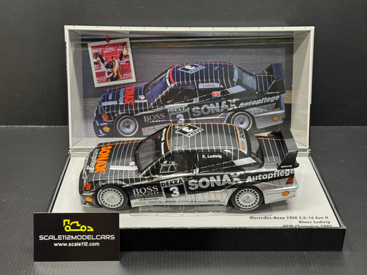 Mercedes-Benz 190E 2.5-16 Evo II #3 DTM Champion 1992 Klaus Ludwig 1:18 WERK83