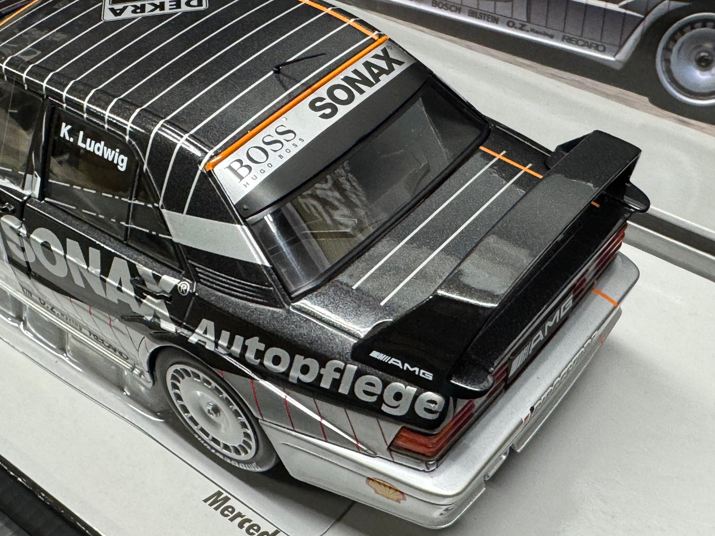 Mercedes-Benz 190E 2.5-16 Evo II #3 DTM Champion 1992 Klaus Ludwig 1:18 WERK83
